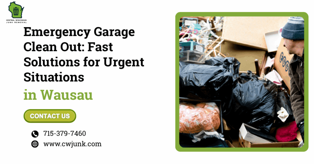 Emergency Wausau Garage Clean Out: Fast Solutions for Urgent Situations
