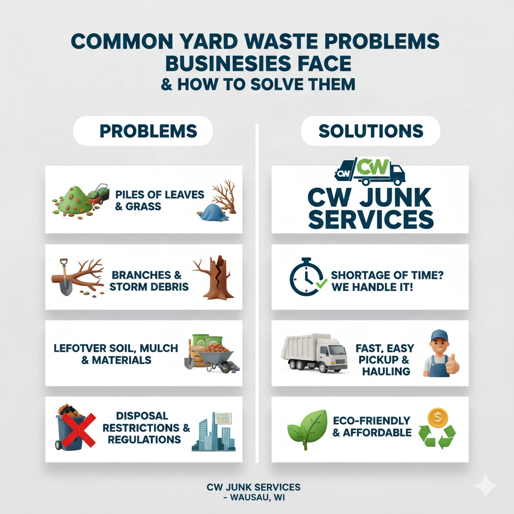 Common Yard Waste Problems Businesses Face & How to Solve Them