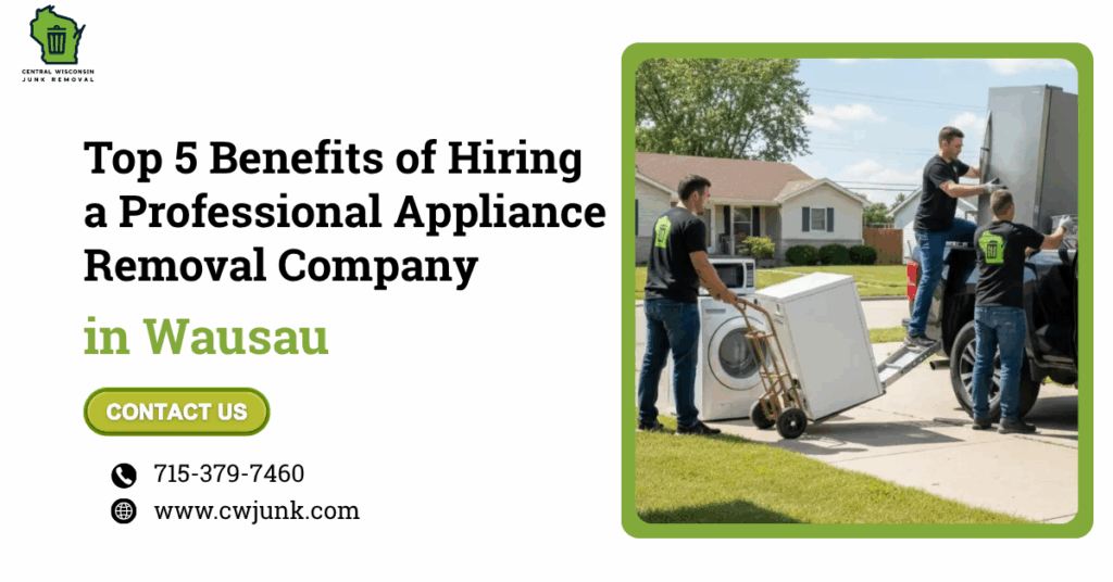 Top 5 Benefits of Hiring a Professional Appliance Removal Company