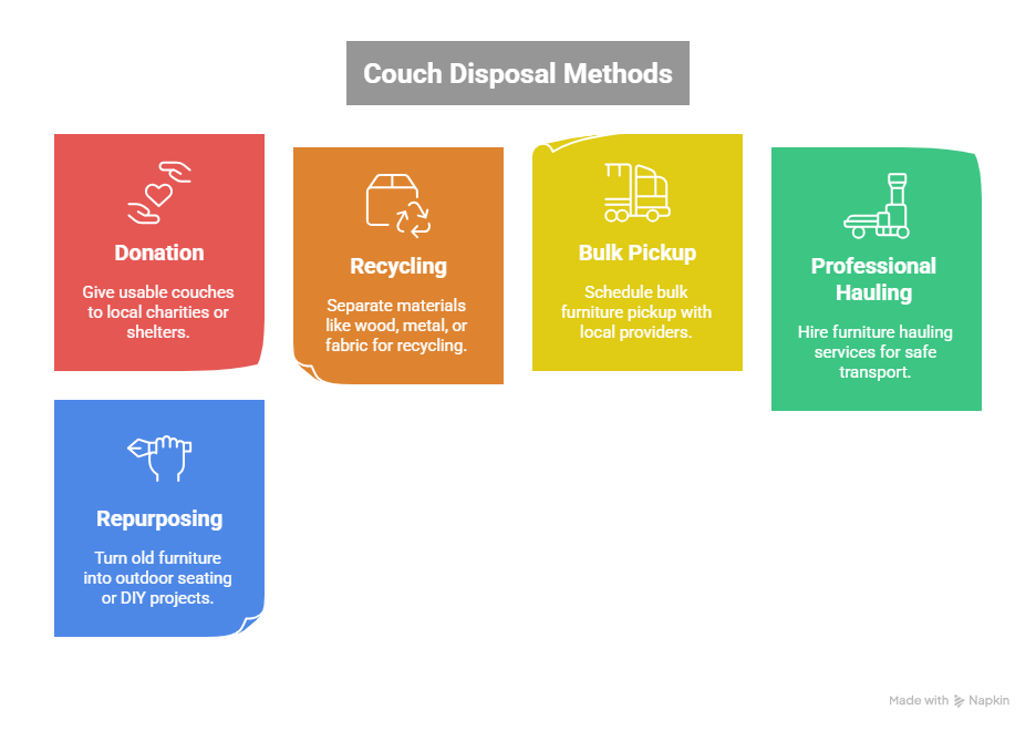 Professional Couch Disposal in Wausau