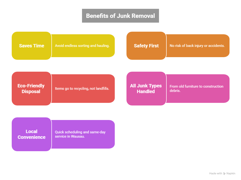 junk removal in Wausau, WI