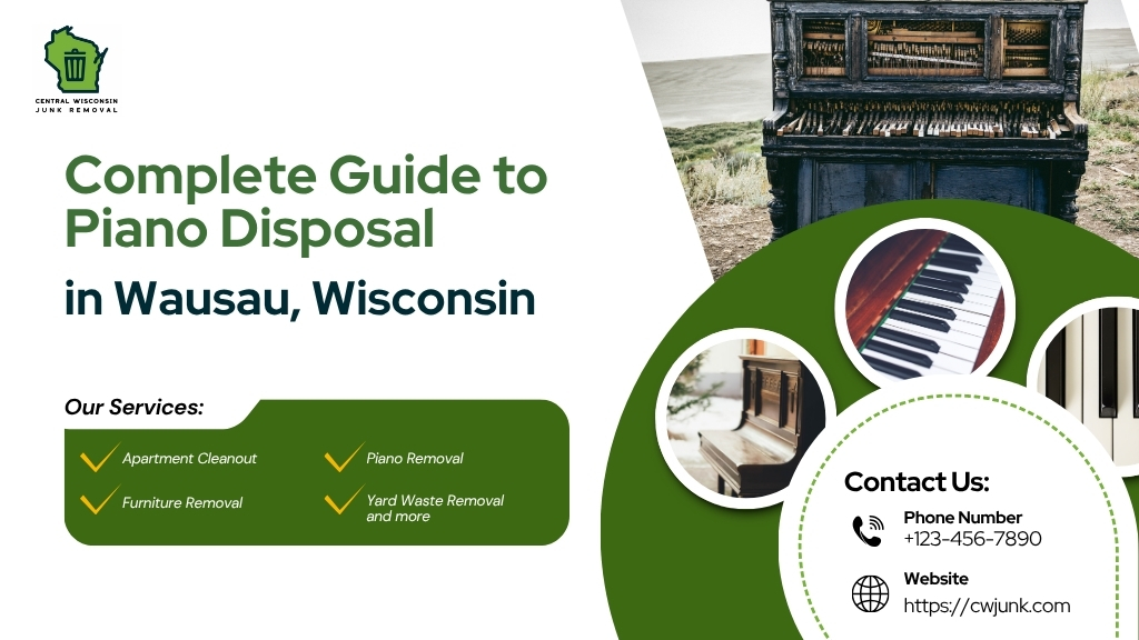 Complete Guide to Piano Disposal in Wausau, Wisconsin