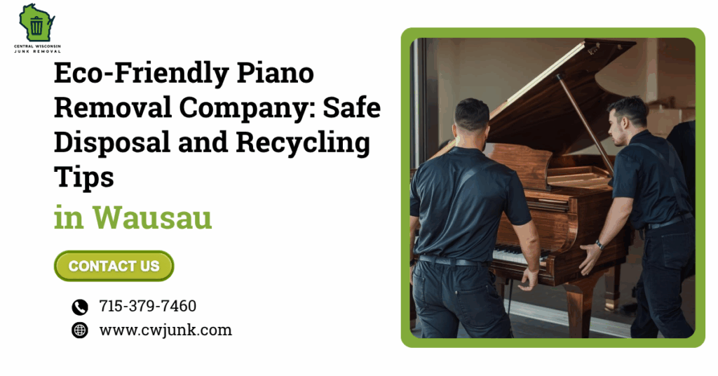 Eco-Friendly Piano Removal Company: Safe Disposal and Recycling Tips
