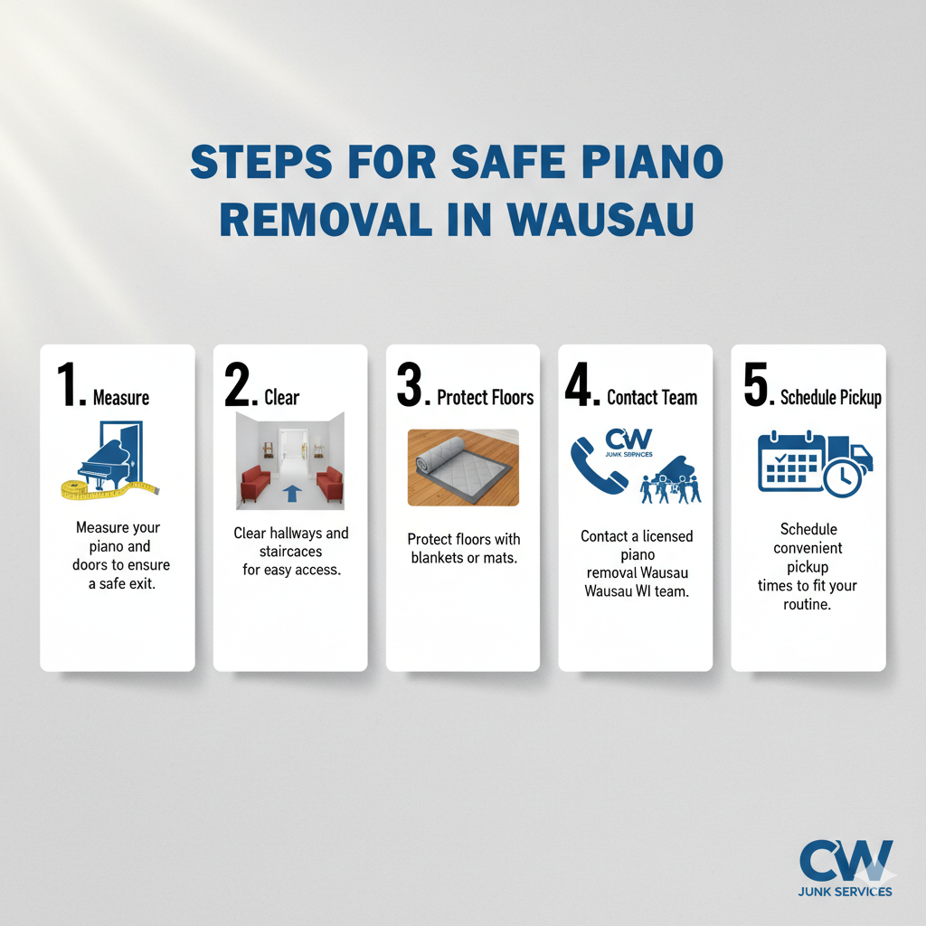 Piano Removal in Wausau