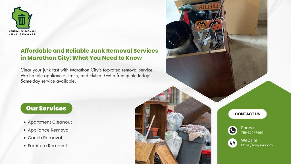 Affordable and Reliable Junk Removal Services in Marathon City: What You Need to Know