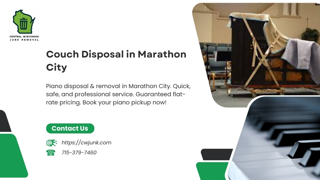 Couch Disposal in Marathon City: Eco-Friendly Ways to Recycle Your Sofa