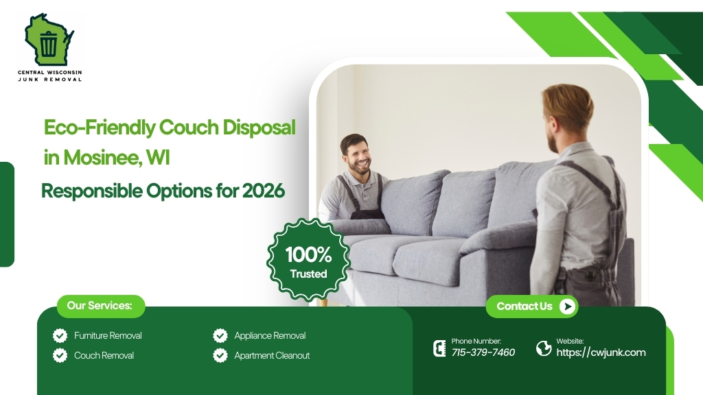 Eco-Friendly Couch Disposal in Mosinee, WI: Responsible Options for 2026