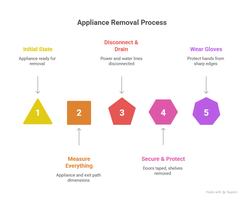 Appliance removal near Mosinee