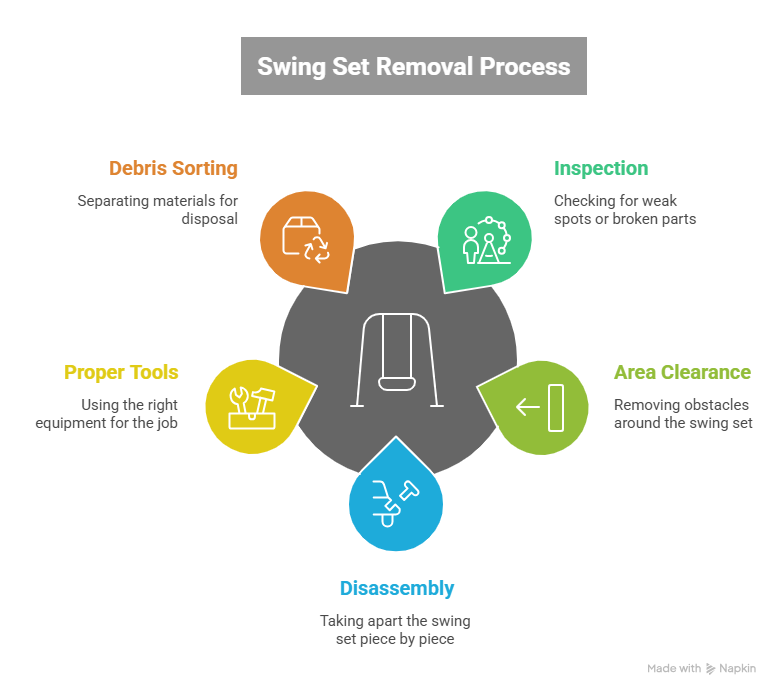 expert swing set removal in Wausau