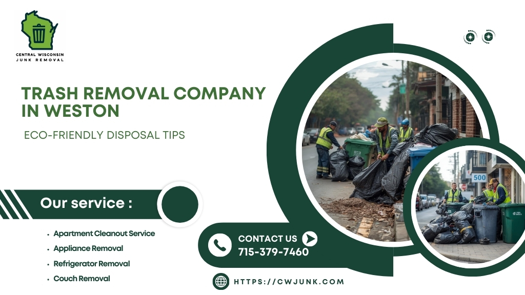 Trash removal company in Weston