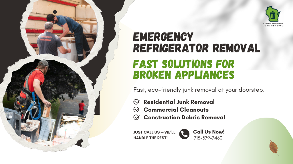 Emergency Refrigerator Removal: Fast Solutions for Broken Appliances