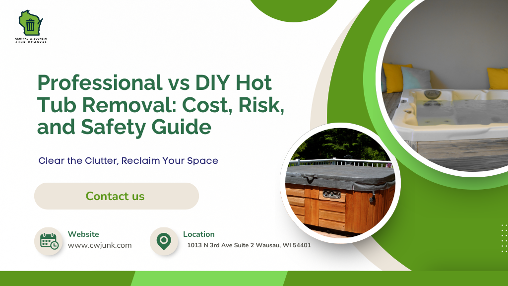 Professional vs DIY Hot Tub Removal: Cost, Risk, and Safety Guide