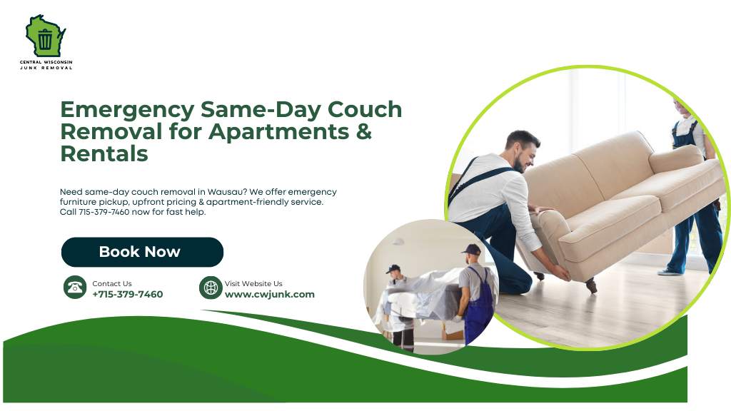 Emergency Same-Day Couch Removal for Apartments & Rentals