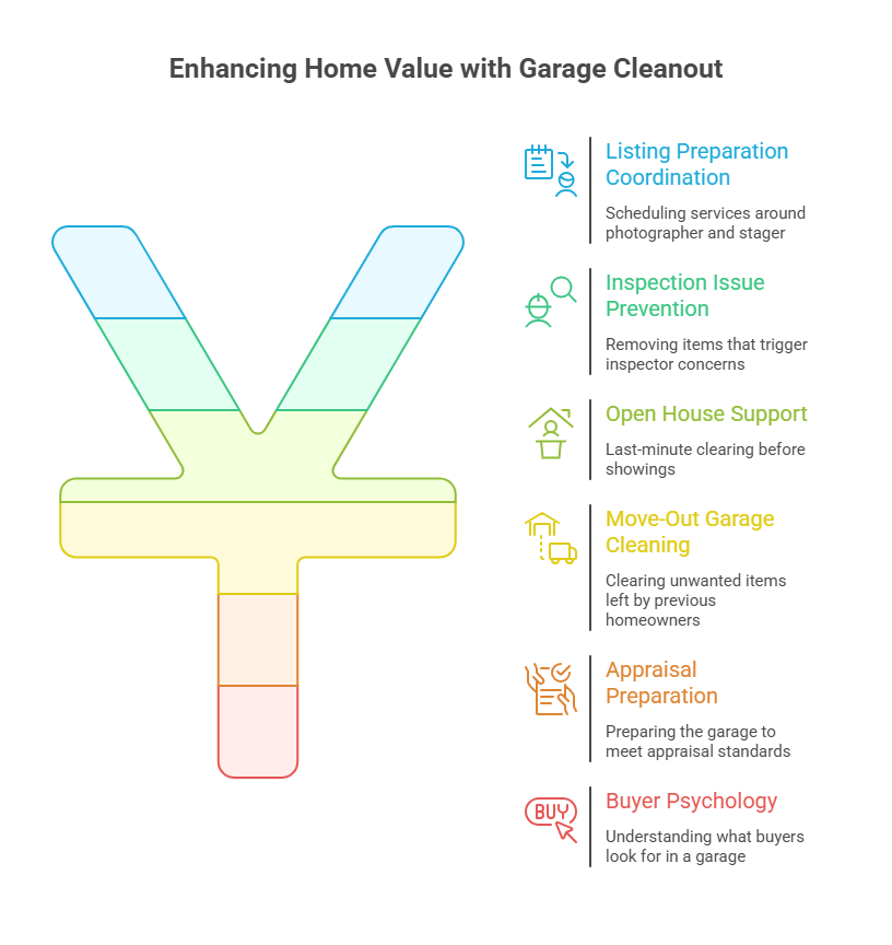 Garage Cleanout for Home Sellers – What to Remove Before a Home Inspection