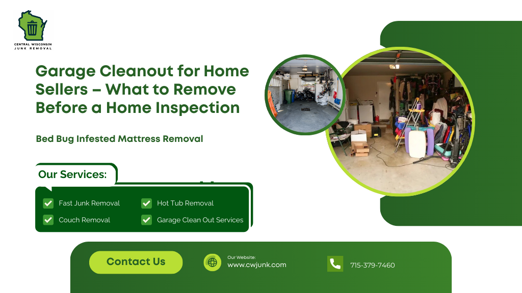Garage Cleanout for Home Sellers – What to Remove Before a Home Inspection