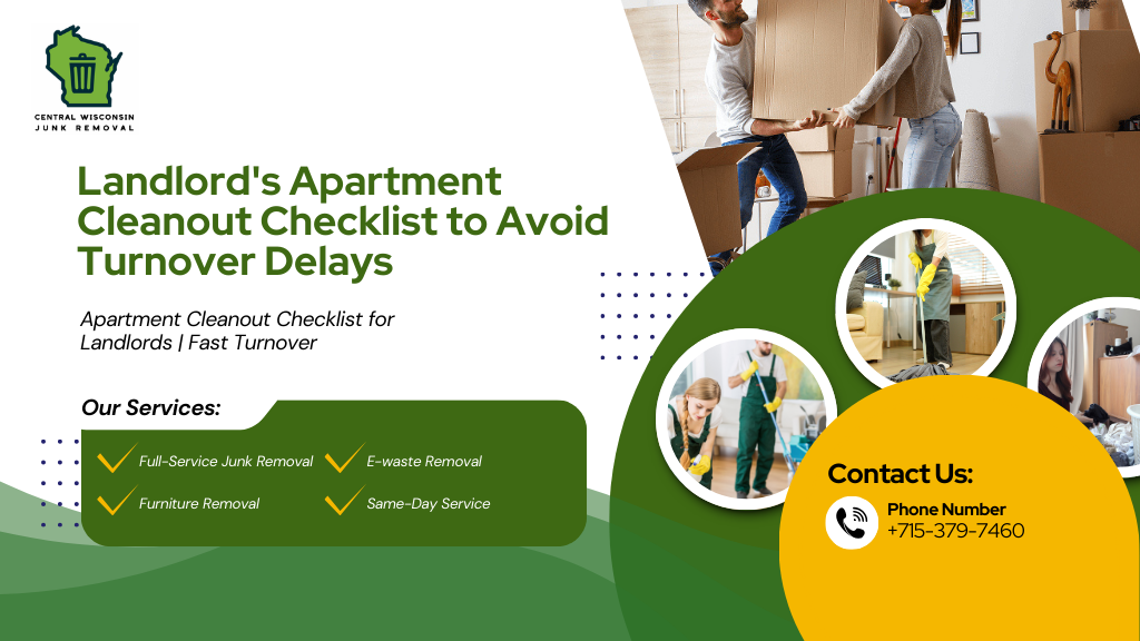 Landlord's Apartment Cleanout Checklist to Avoid Turnover Delays