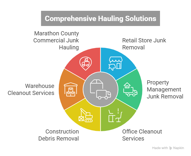 Property management junk removal services