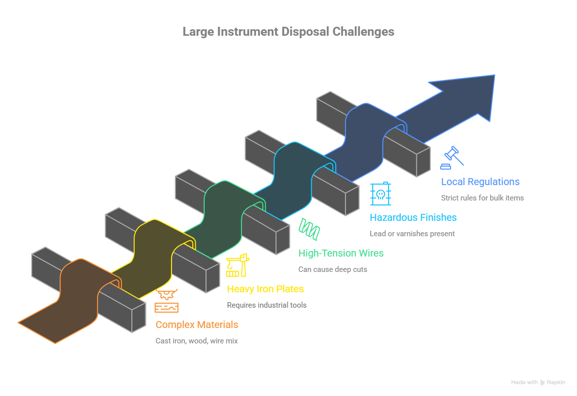 piano removal and Disposal
