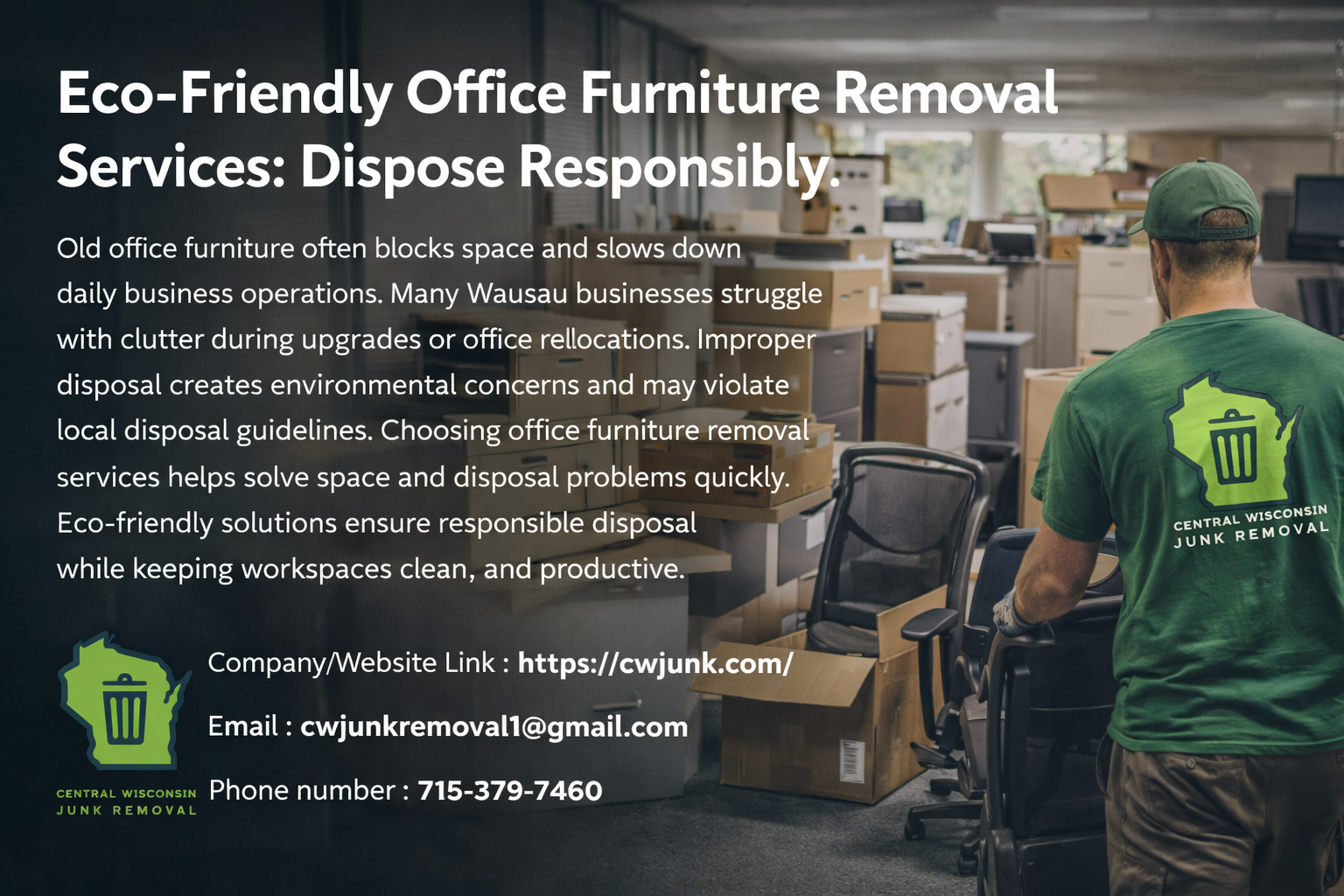 Eco-Friendly Office Furniture Removal Services: Dispose Responsibly