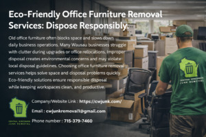 Eco-Friendly Office Furniture Removal Services