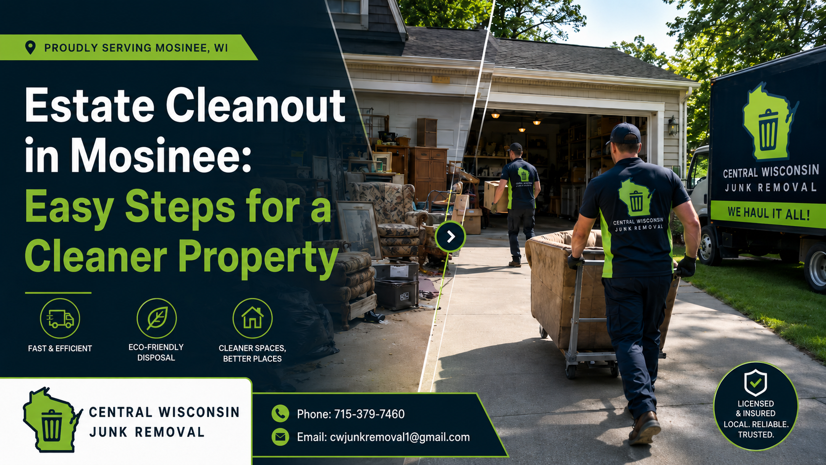 Estate Cleanout in Mosinee: Easy Steps for a Cleaner Property