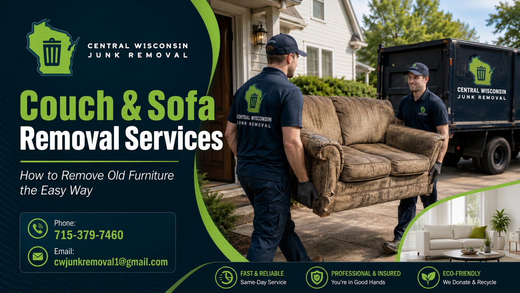 Couch & Sofa Removal Services: How to Remove Old Furniture the Easy Way