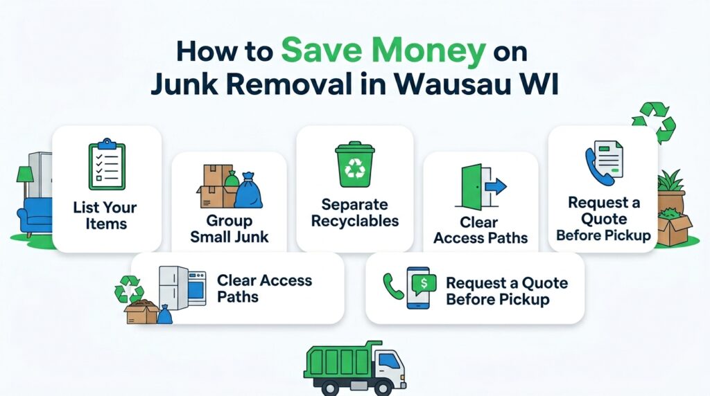 junk removal cost in Wausau WI