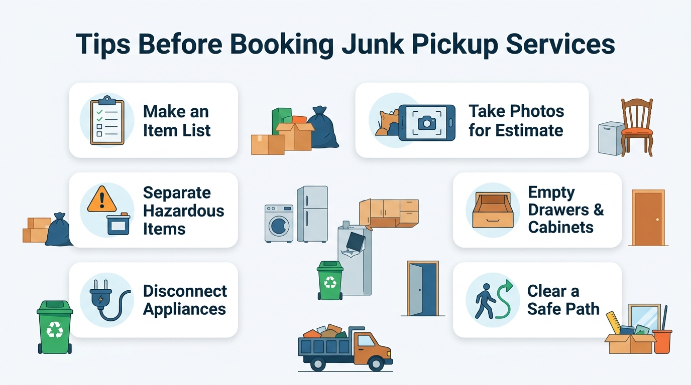 what items can a junk removal company take