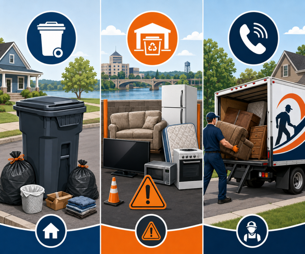 bulk item pickup Wausau rules