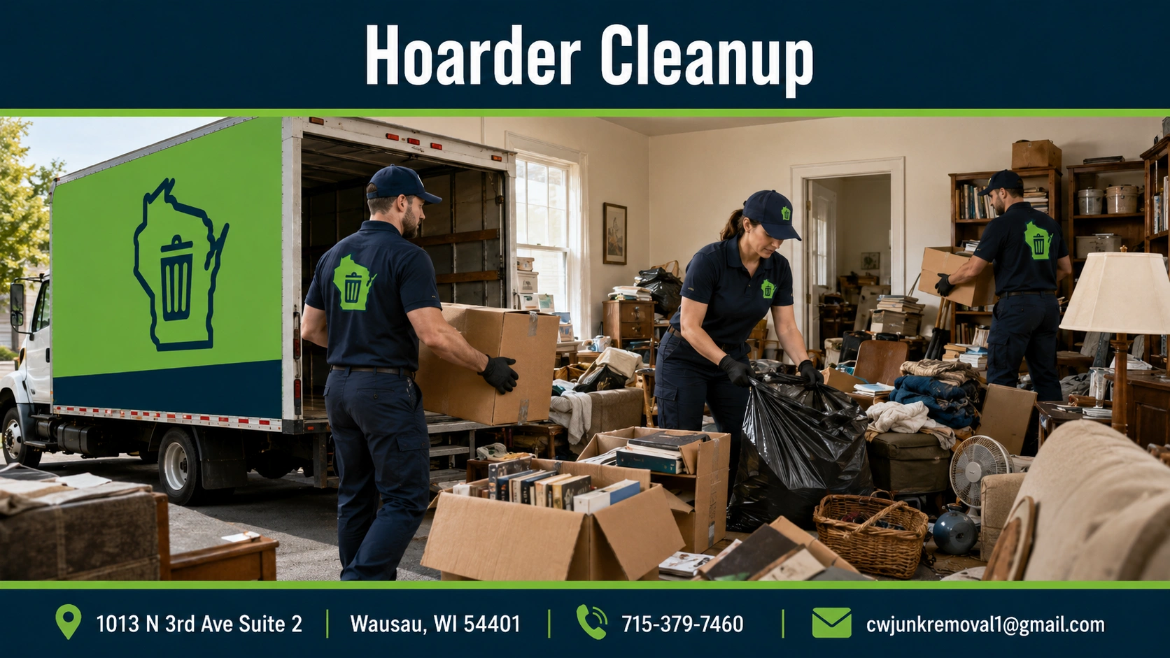Compassionate Hoarder Cleanup Help in Wausau