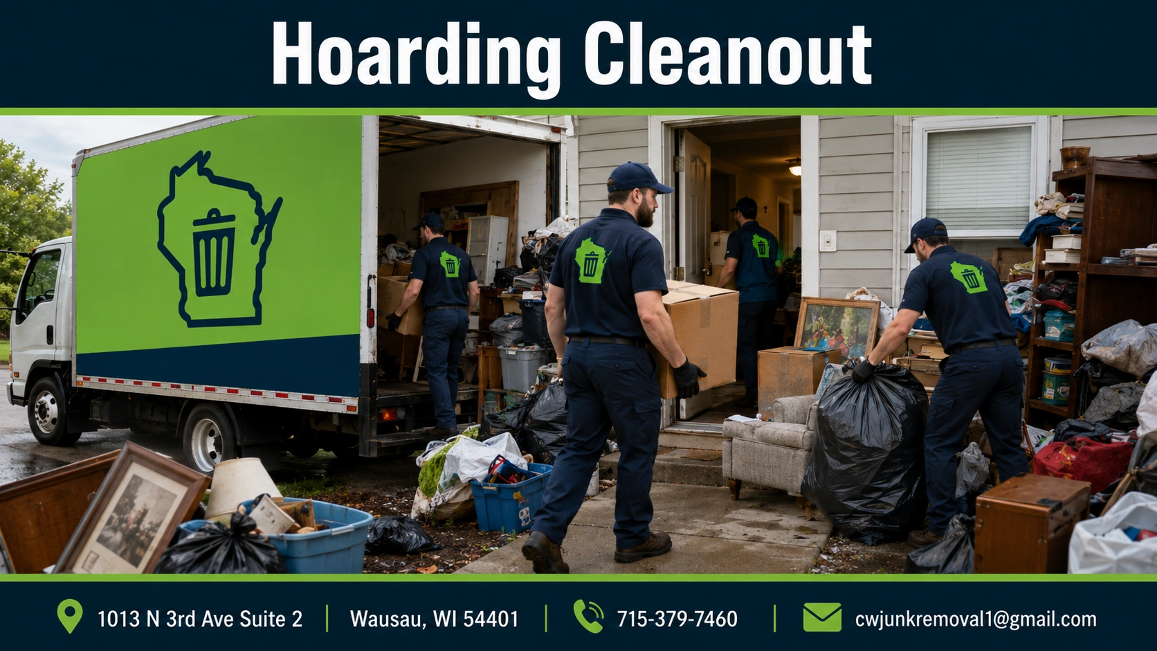 Wausau Hoarding Cleanout Service with Respectful Support