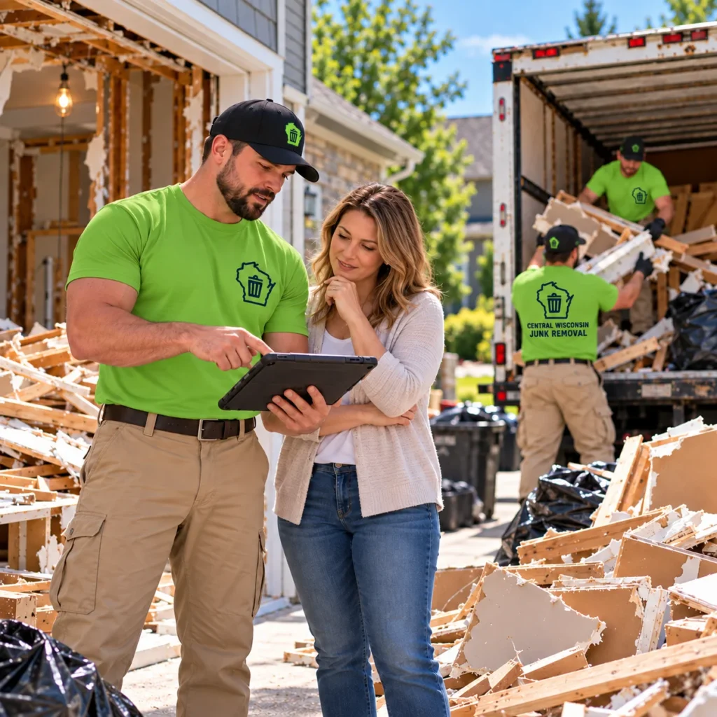 construction debris removal Wausau