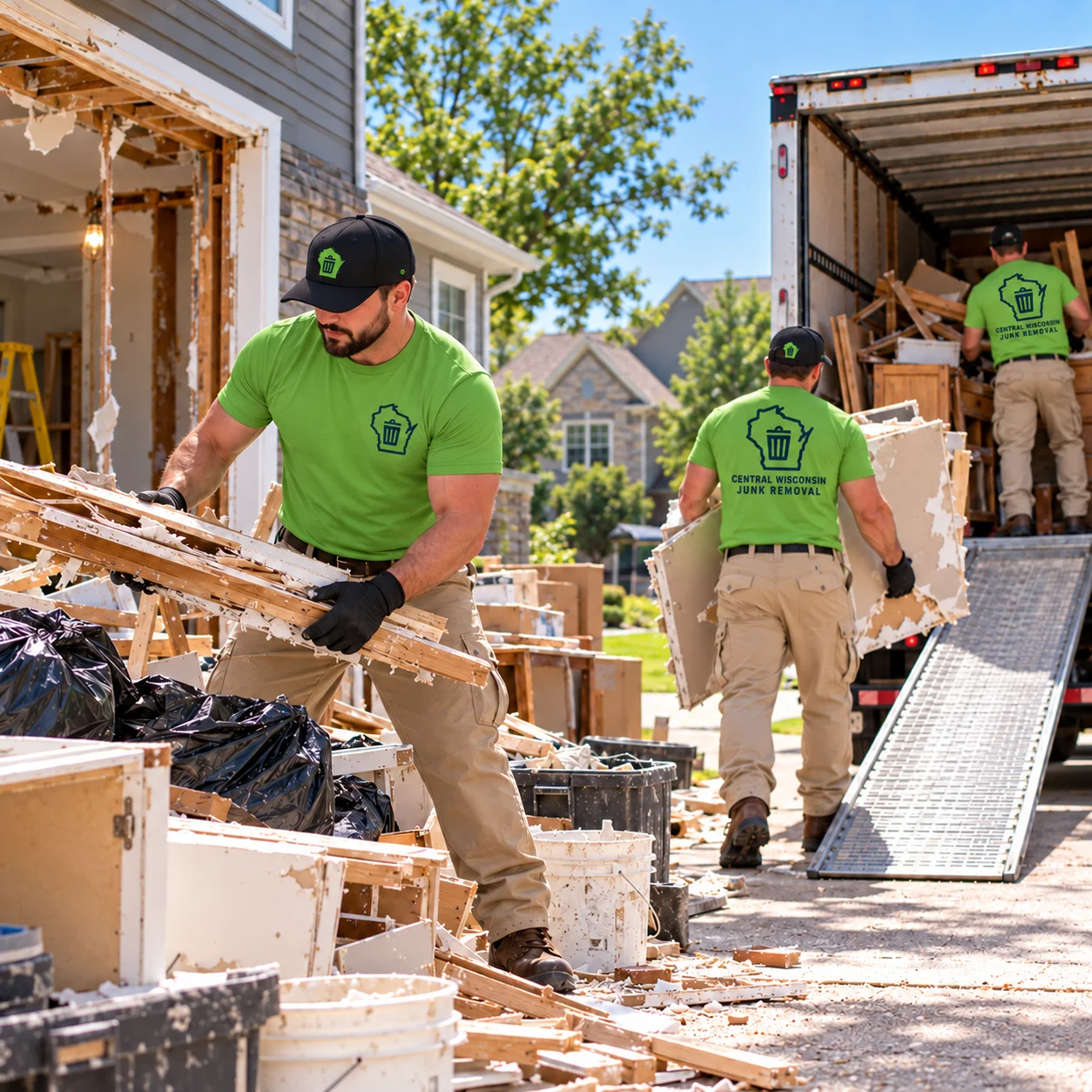 construction debris removal Wausau